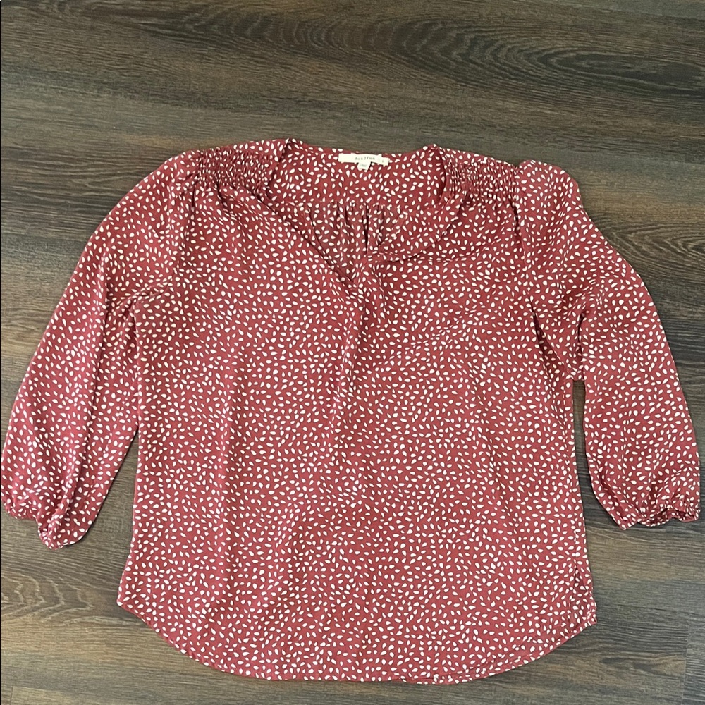 Women's Pink Patterned Blouse
